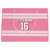 Flamingo Pink White Team Jersey Groot Cadeauzakje (Voorkant)