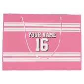 Flamingo Pink White Team Jersey Groot Cadeauzakje (Achterkant)