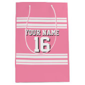 Flamingo Pink White Team Jersey Medium Cadeauzakje (Voorkant)