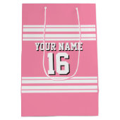 Flamingo Pink White Team Jersey Medium Cadeauzakje (Achterkant)
