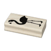 Flamingo Plain Rubber Stamp (naar links) Rubberstempel (Stempel)