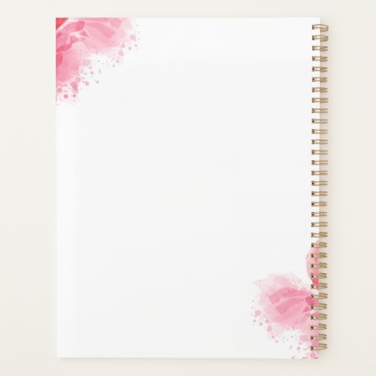 Flamingo Planner (Achterkant)