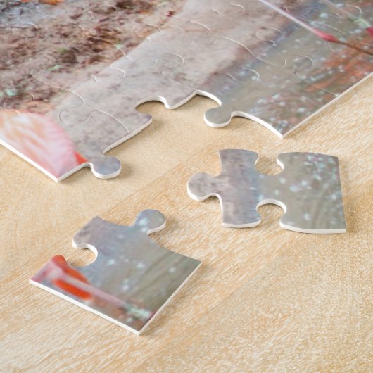 Flamingo Pond Singapore. Legpuzzel (Zijkant)