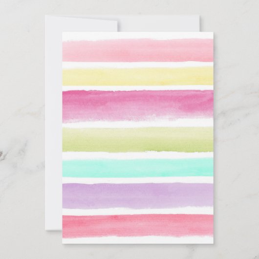 Flamingo Pool party call Tropical Pool float Kaart (Achterkant)