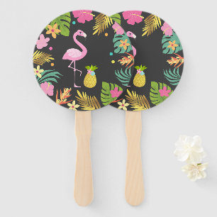 Flamingo Pool Party Hand Fan Flamingo Party Favor Handwaaier