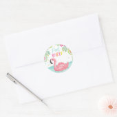 Flamingo Pool Party Sticker Tropical Pool Float (Envelop)