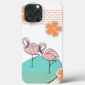 Flamingo Poolside Case-Mate iPhone Case (Achterkant)