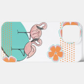 Flamingo Poolside Case-Mate iPhone Case (Achterkant (horizontaal))