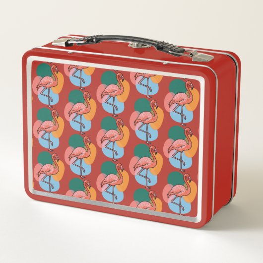 Flamingo Pop art colorful (Achterkant)