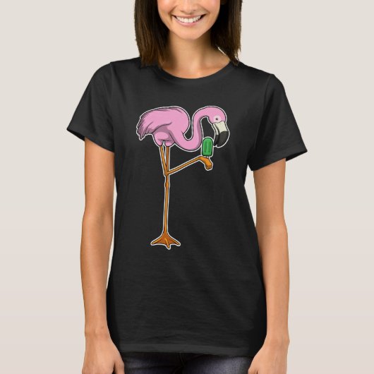 Flamingo Popsicle T-shirt (Voorkant)