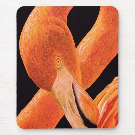 Flamingo Portrait Muismat (Voorkant)