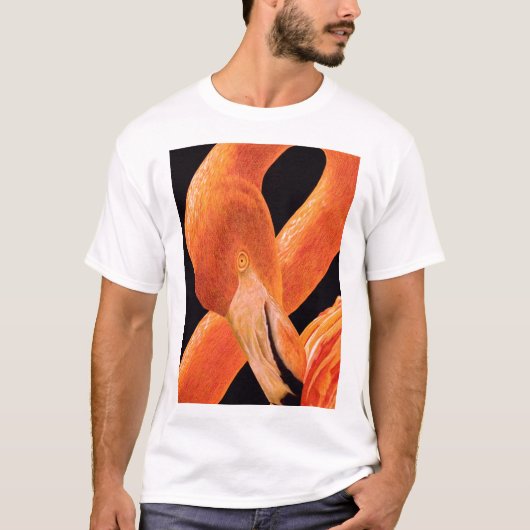 Flamingo Portrait T-shirt (Voorkant)