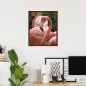 Flamingo Pose 20x24 Print - andere formaten ook (Thuiskantoor)