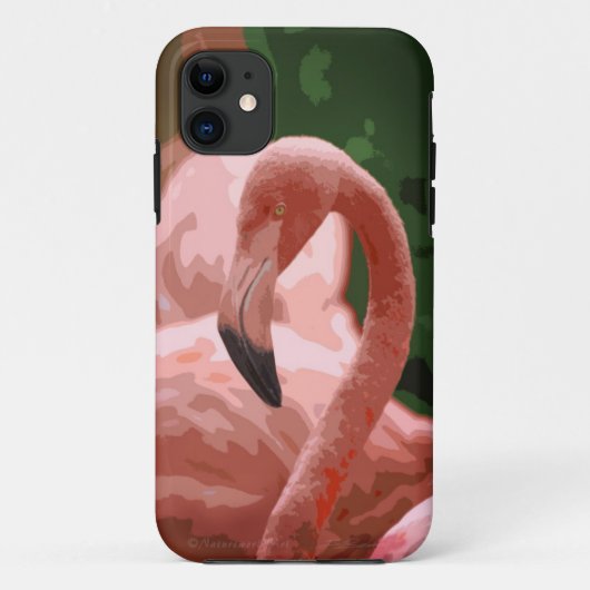 Flamingo Pose Art iPhone5 Hoesje (Achterkant)