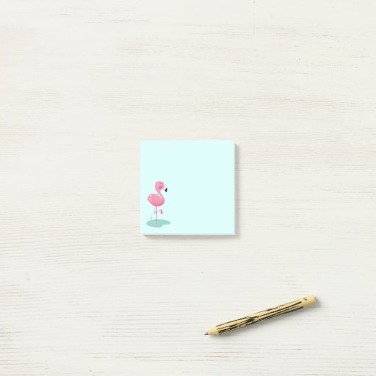 Flamingo Post-It Nota's Post-it® Notes (Op bureau)