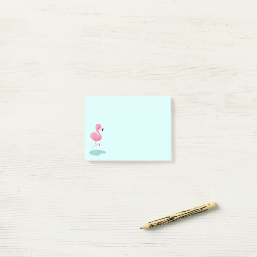 Flamingo Post-It Nota's Post-it® Notes (Op bureau)