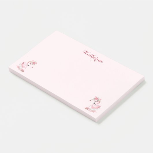 Flamingo Post-It Nota's Post-it® Notes (Schuin)