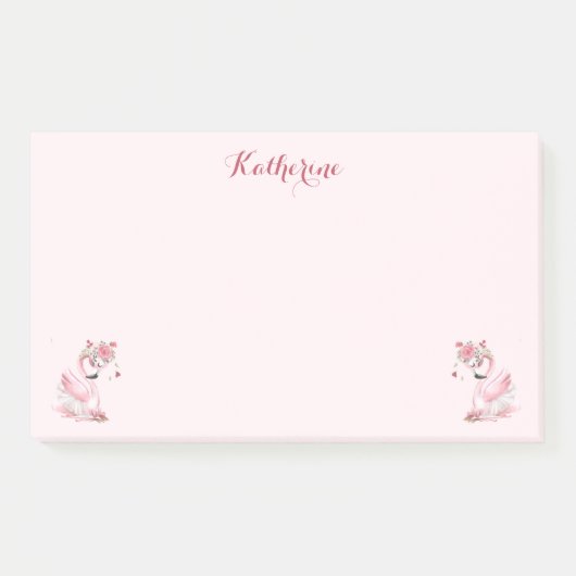 Flamingo Post-It Nota's Post-it® Notes (Voorkant)