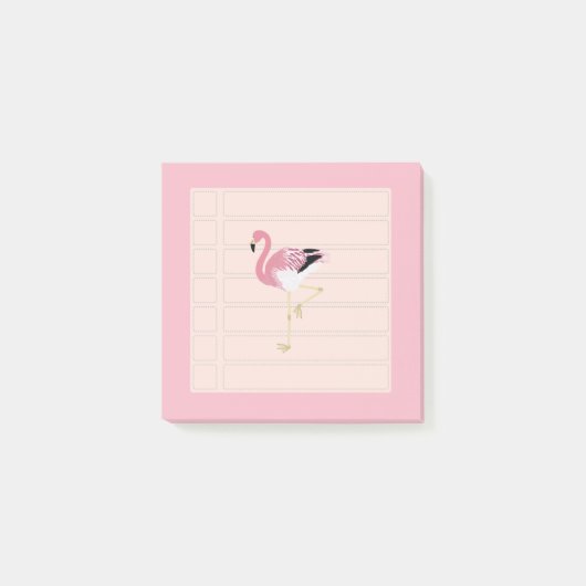 Flamingo Post-it® Notes (Voorkant)