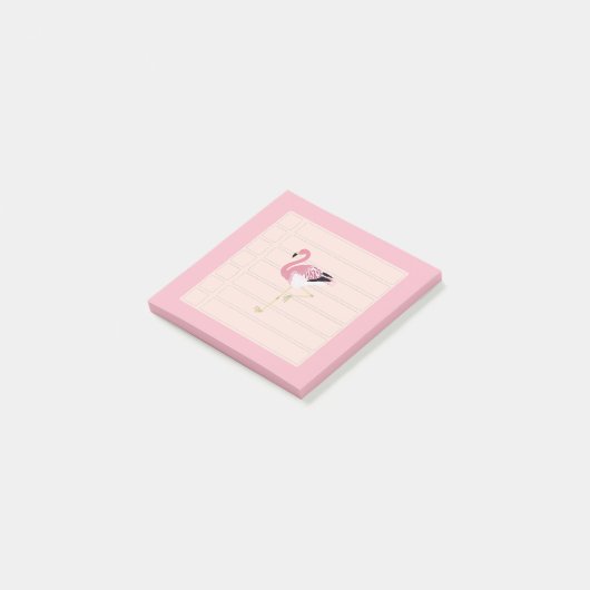 Flamingo Post-it® Notes (Schuin)