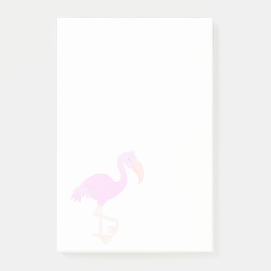 Flamingo Post-it® Notes (Voorkant)
