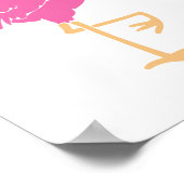 Flamingo Poster (Hoek)