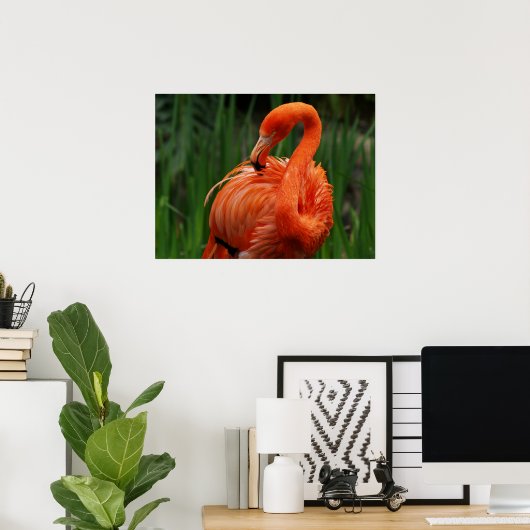 flamingo poster (Thuiskantoor)