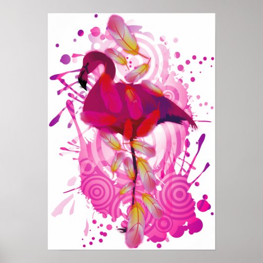 Flamingo Poster (Voorkant)