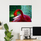 Flamingo Poster (Thuiskantoor)