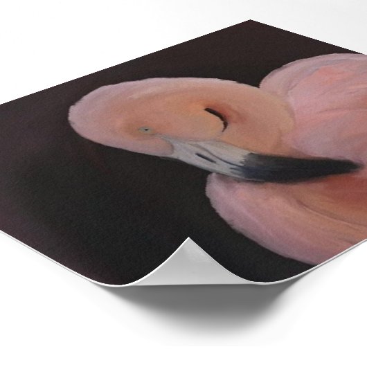 Flamingo Poster (Hoek)