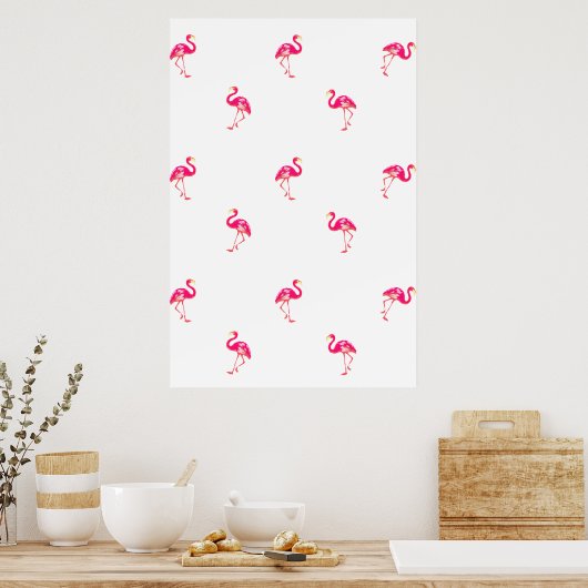 Flamingo Poster (Keuken)