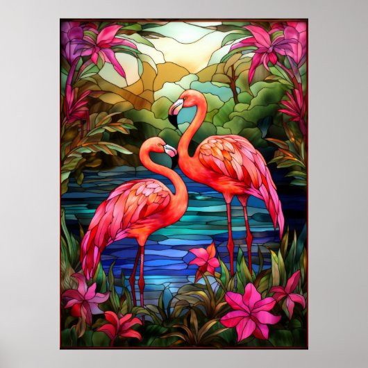 Flamingo Poster (Voorkant)