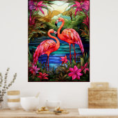 Flamingo Poster (Keuken)