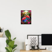 Flamingo Poster (Thuiskantoor)