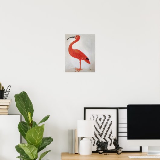 Flamingo -  Poster voor fijne kunst (Thuiskantoor)