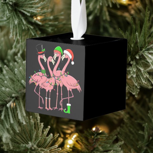Flamingo Prettig Kerstmis Grappig Flamingo Liefheb Decoratie (Boom)