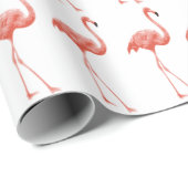 Flamingo print cadeaupapier (Rol Hoek)