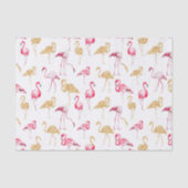 Flamingo Print. Tissuepapier (Voorkant)