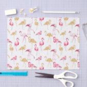 Flamingo Print. Tissuepapier (Craft)