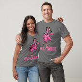 Flamingo Puns Slang Fla-tango Fun Flamingo Dansen T-shirt (Unisex)