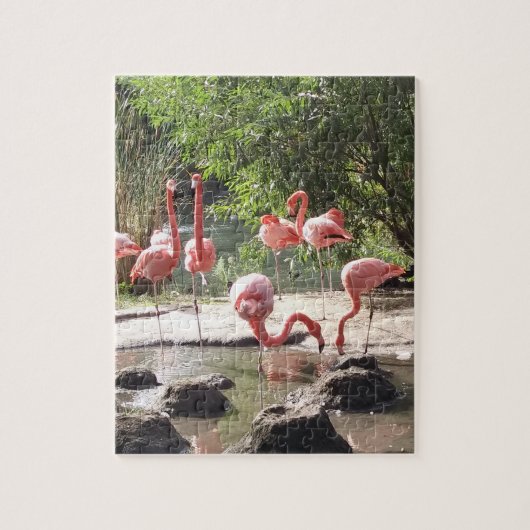 Flamingo Puzzle Legpuzzel (Verticaal)