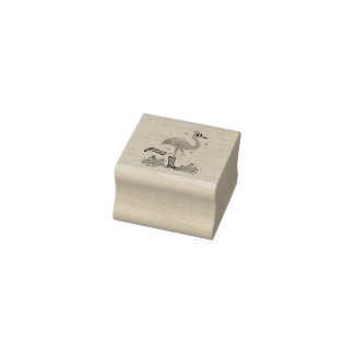 Flamingo Queen Rubberstempel