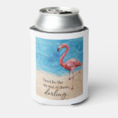 Flamingo Quote Can Cooler  (Blikje Achterkant)