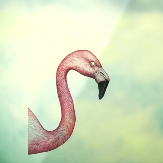 Flamingo Raamsticker (Vel 3)