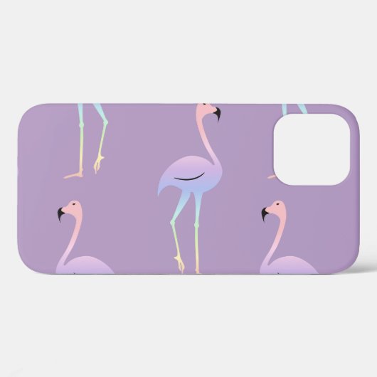Flamingo Rainbow: kleurrijk naadloos patroon. Case-Mate iPhone Case (Achterkant (horizontaal))