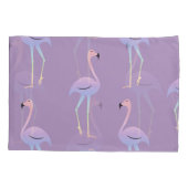 Flamingo Rainbow: kleurrijk naadloos patroon. Kussensloop (Achterkant)