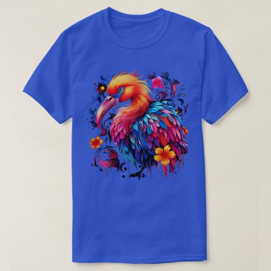 Flamingo Rainbow T-shirt (Design voorkant)