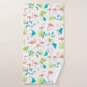 Flamingo-rama Bath Towel Badhanddoek (Badhanddoek)