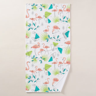 Flamingo-rama Bath Towel Badhanddoek