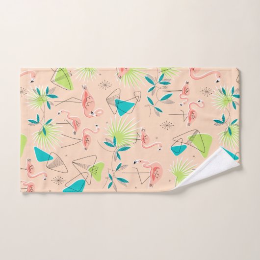 Flamingo-rama-handdoekset Bad Handdoek (Handdoek)